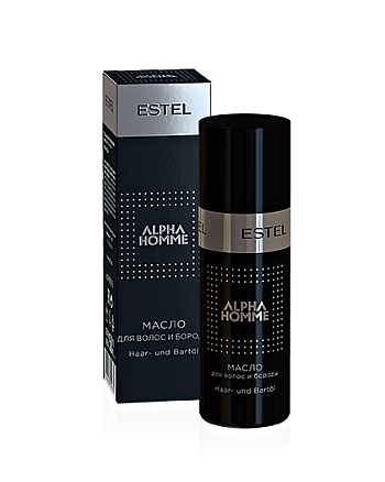 Estel Professional Alpha Homme Hair And Beard Oil - Масло для волос и бороды 50 мл - hairs-russia.ru